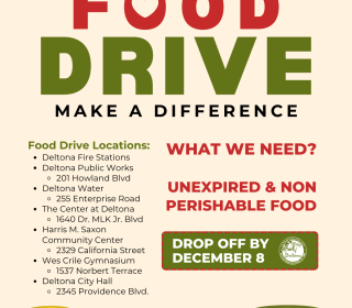 City of Deltona to hold Community Food Drive through December 8