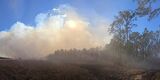 500-Acre Control Burn Causes Massive Cloud of Smoke