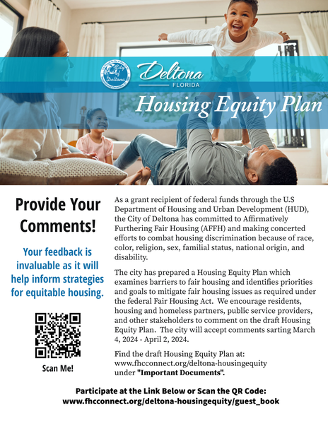 Deltona Housing Equity Plan