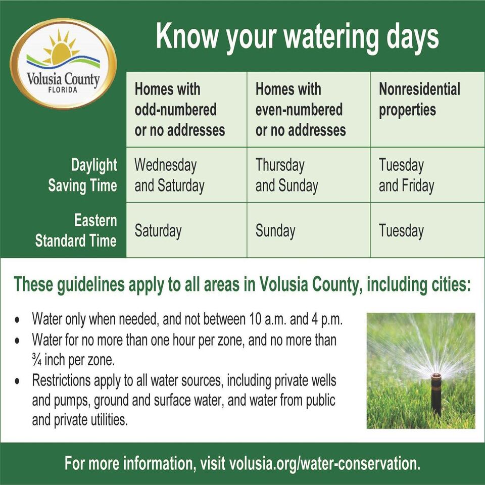 Daylight Saving Time Watering Schedule Change Begins March 10