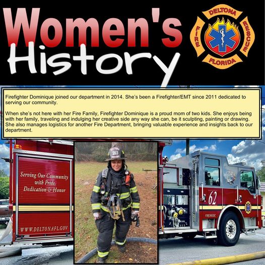 Deltona Fire Rescue Honors Women in March