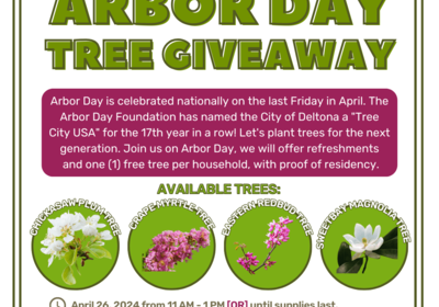 Arbor Day Tree Giveaway in Deltona